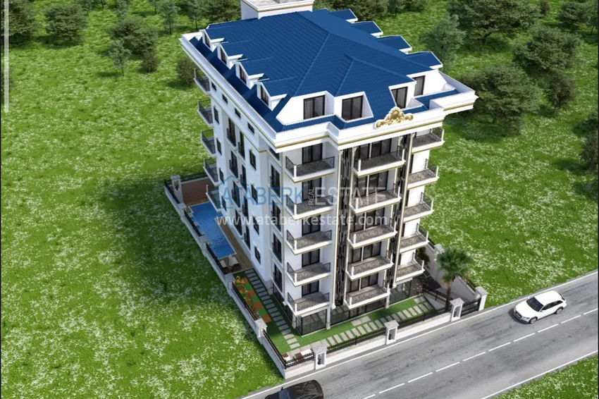 Nowy projekt osiedla mieszkaniowego w Mahmutlarze bezpośrednio od dewelopera 5 