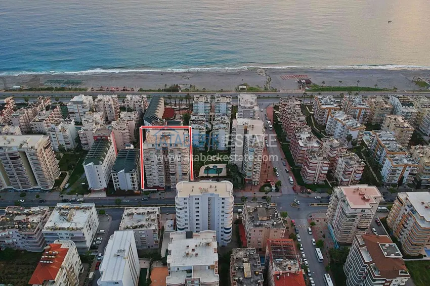 Apartament w Mahmutlarze z widokiem na morze w przytulnym kompleksie 5 