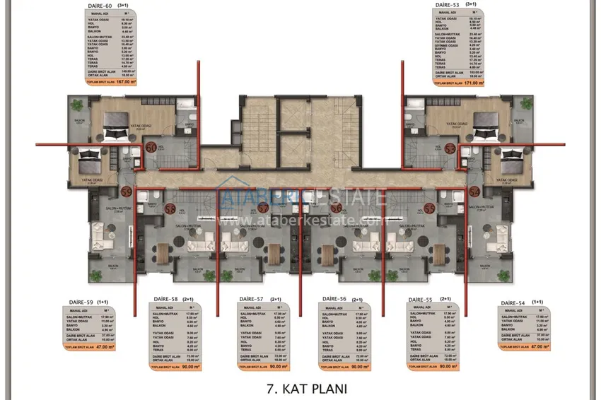 Kupuj taniej Apartamenty od dewelopera! Nowy kompleks mieszkaniowy w Demirtas, Alanya 9 