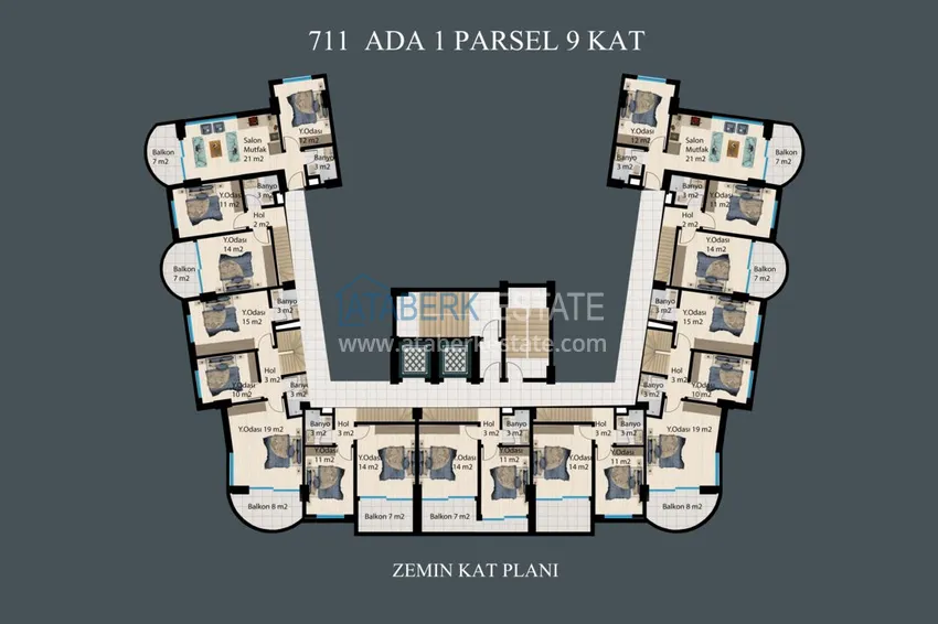Kupuj taniej Apartamenty na raty do 2 lat w Alanyi, dzielnica Demirtas — nowy kompleks mieszkaniowy  10 