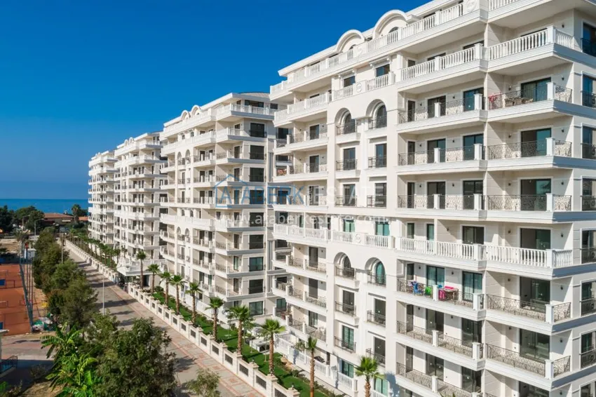 Umeblowany apartament w Oba z widokiem na morze i góry. Nieruchomość na zezwolenie na pobyt 9 