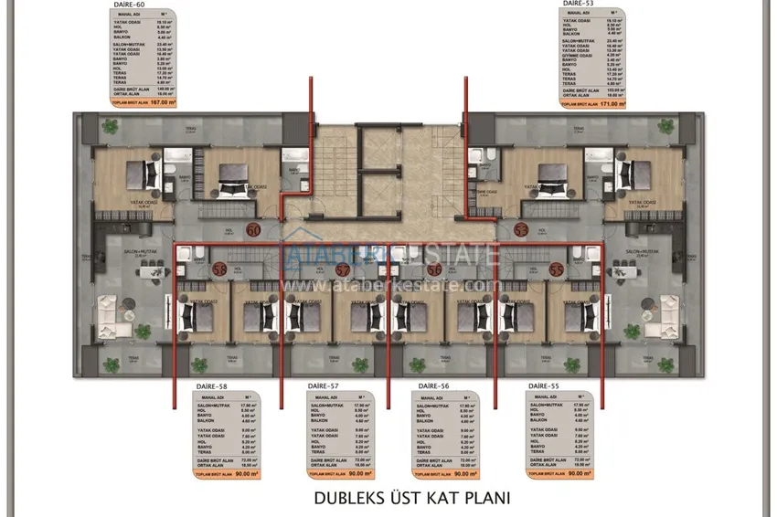 Kupuj taniej Apartamenty od dewelopera! Nowy kompleks mieszkaniowy w Demirtas, Alanya 10 
