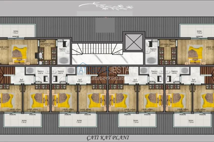 Kupuj taniej 🔥Nasz projekt. Nowe mieszkania w okolicy Payallar w konkurencyjnych cenach 5 