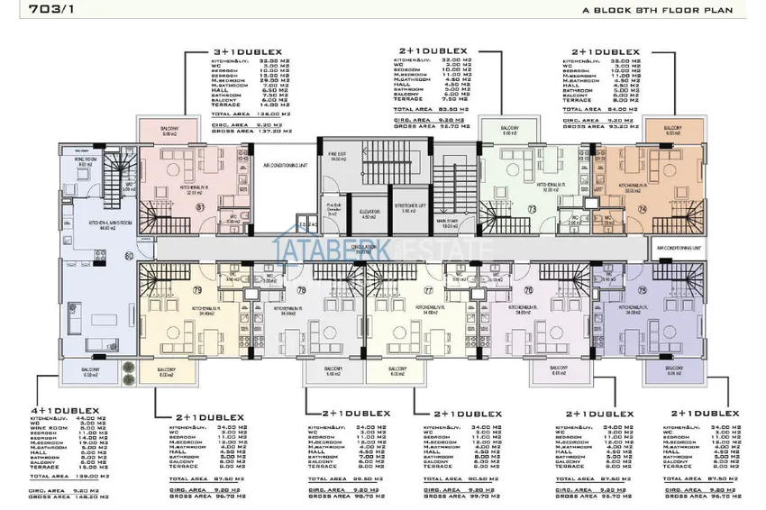 Kupuj taniej Nowoczesny kompleks mieszkaniowy w Demirtas, Alanya — apartamenty od dewelopera z 2-letnimi ratami 8 