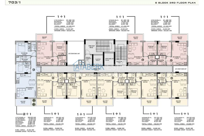 Kupuj taniej Nowoczesny kompleks mieszkaniowy w Demirtas, Alanya — apartamenty od dewelopera z 2-letnimi ratami 13 