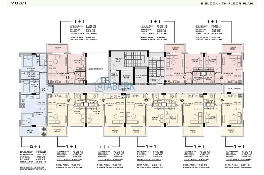 Kupuj taniej Nowoczesny kompleks mieszkaniowy w Demirtas, Alanya — apartamenty od dewelopera z 2-letnimi ratami 14 