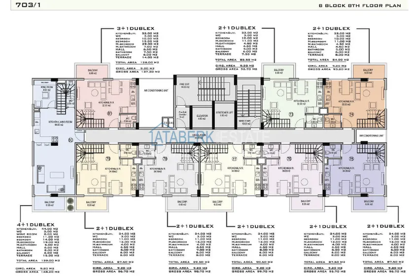 Kupuj taniej Nowoczesny kompleks mieszkaniowy w Demirtas, Alanya — apartamenty od dewelopera z 2-letnimi ratami 18 