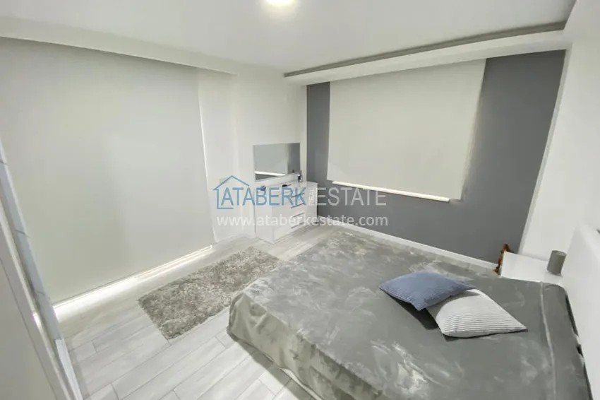 Kupuj Dwupoziomowy penthouse w Mahmutlarze z meblami w zadbanym kompleksie 11