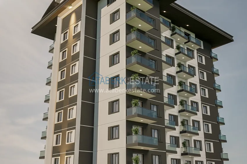 Nowy kompleks mieszkaniowy w segmencie komfortu w Avsallar, Alanya  13 