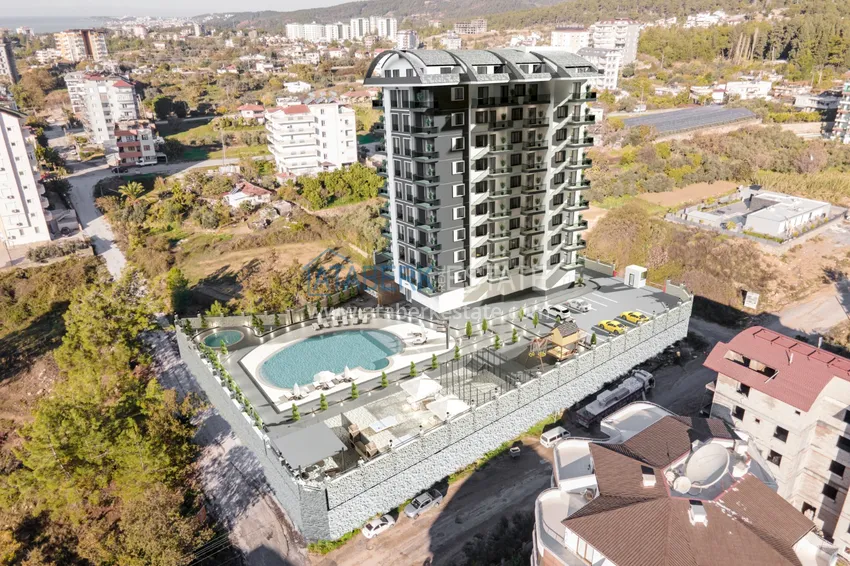 Nowy kompleks mieszkaniowy w segmencie komfortu w Avsallar, Alanya  2 