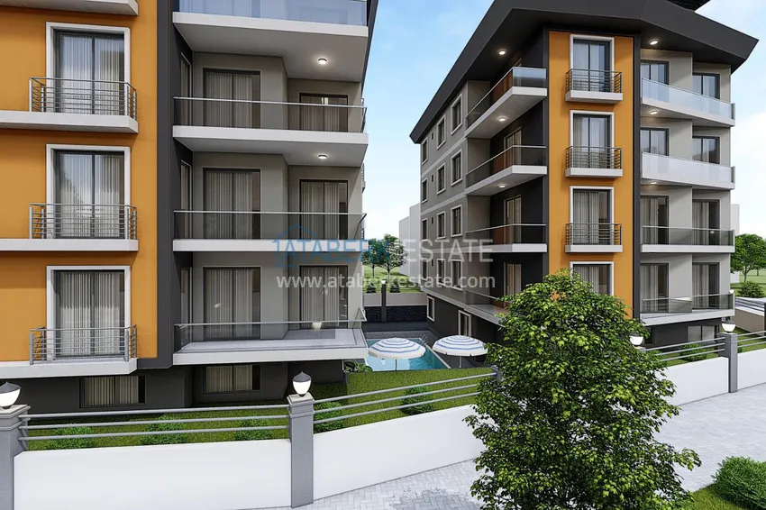 Apartament w centrum Alanyi - strefa plaży Keykubat w nowym nowoczesnym kompleksie 2 
