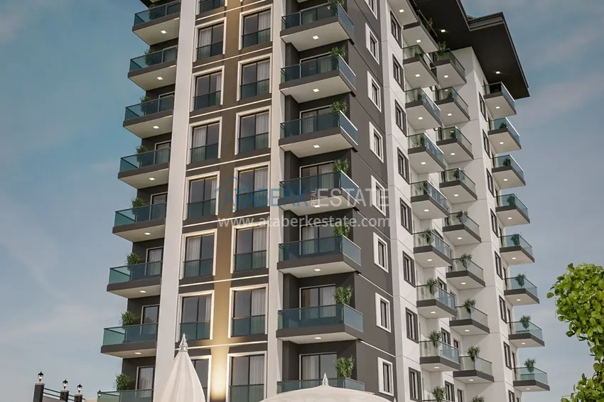 Nowy kompleks mieszkaniowy w segmencie komfortu w Avsallar, Alanya  6 
