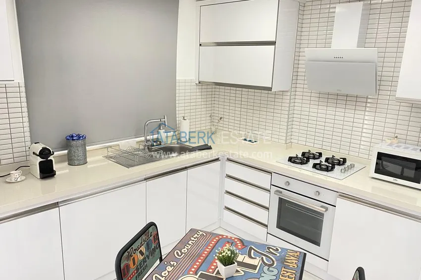 Kupuj Dwupoziomowy penthouse w Mahmutlarze z meblami w zadbanym kompleksie 6