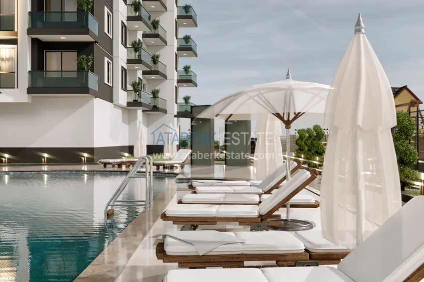 Nowy kompleks mieszkaniowy w segmencie komfortu w Avsallar, Alanya  8 