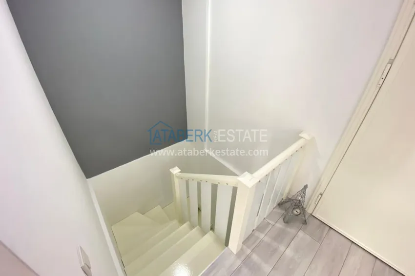 Kupuj Dwupoziomowy penthouse w Mahmutlarze z meblami w zadbanym kompleksie 7