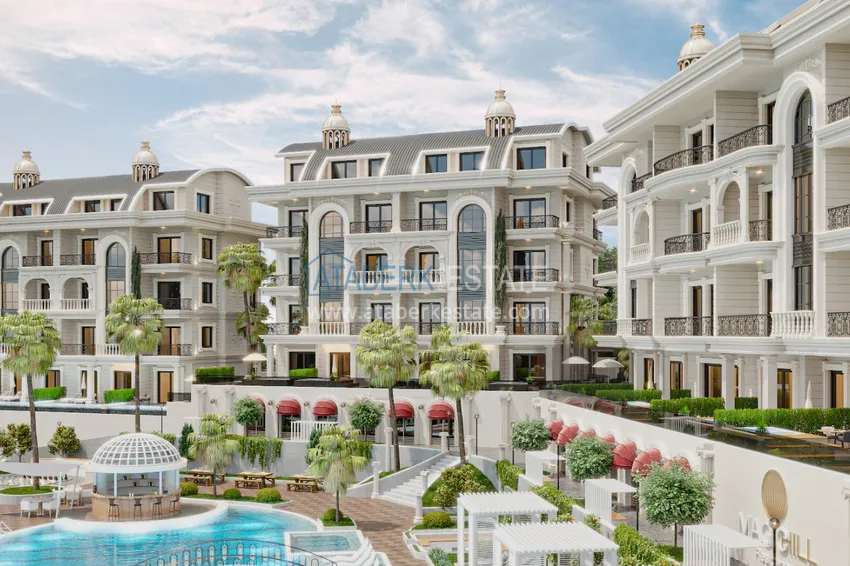 Unikalny projekt kompleksu mieszkalnego w rejonie Turkler - Alanya 13 