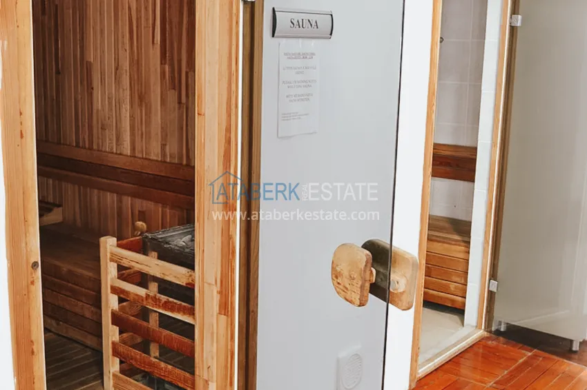 Apartament w Mahmutlarze z meblami i osobną kuchnią w komfortowym kompleksie 10 