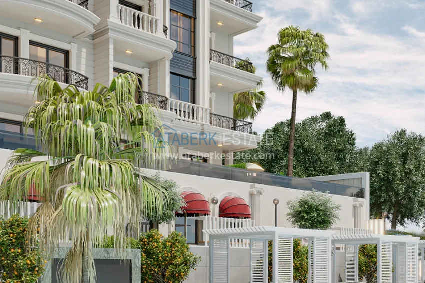 Unikalny projekt kompleksu mieszkalnego w rejonie Turkler - Alanya 14 
