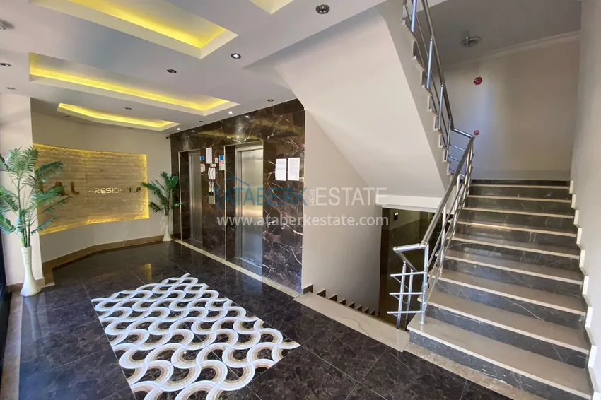 Apartament w Mahmutlarze z widokiem na góry i morze w zadbanym kompleksie 12 