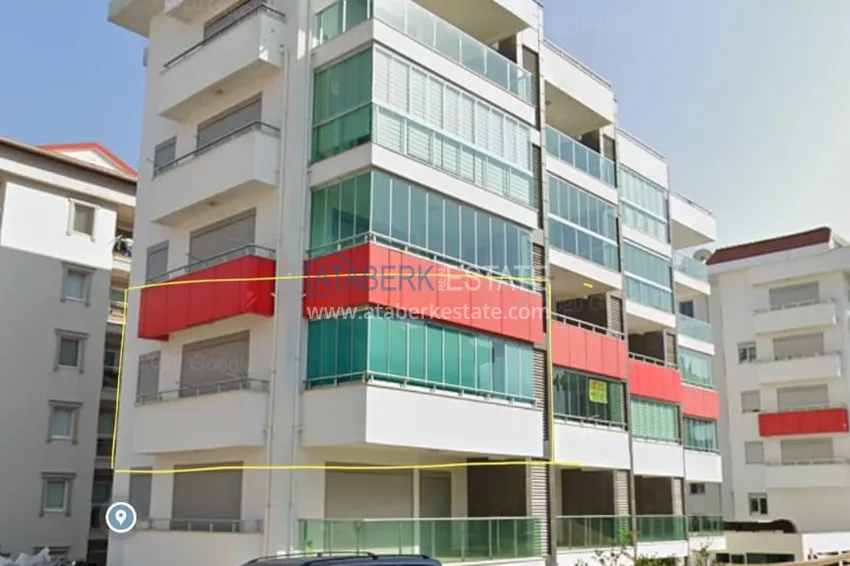 Apartament w Kestel z meblami i widokiem na morze w luksusowym kompleksie 14 