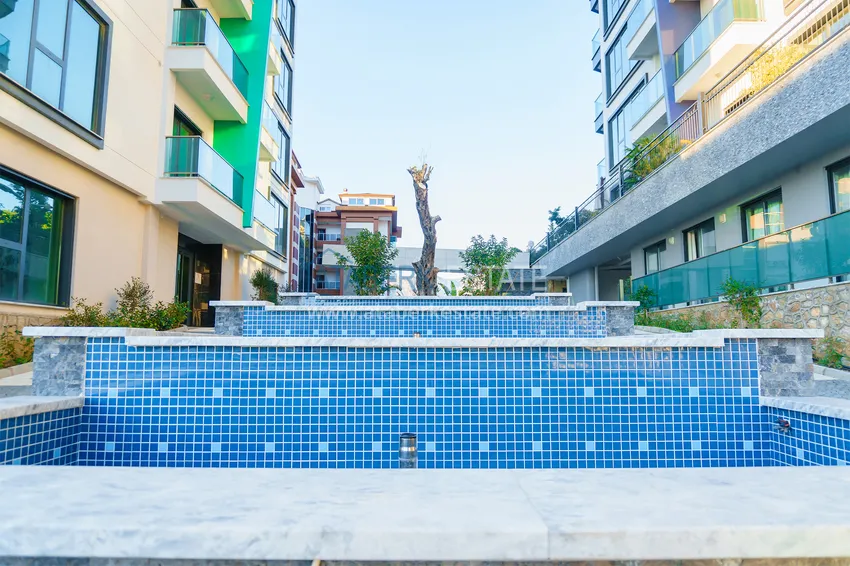 Apartament w Kargicaku z widokiem na morze w kompleksie na pierwszej linii brzegowej 16 