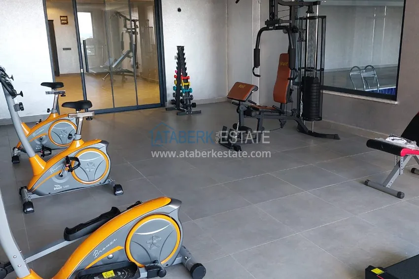 Apartament w Kargicaku z pięknym wykończeniem i widokiem na morze i góry 15 