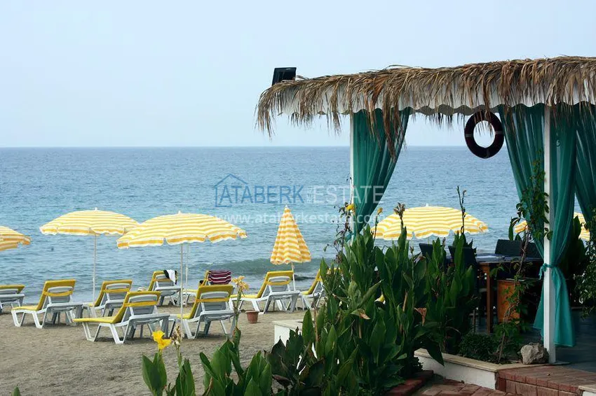 Apartament w Kestel z meblami i widokiem na morze w luksusowym kompleksie 15 