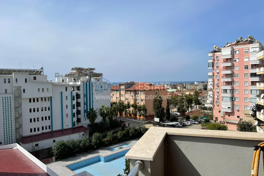 Kupuj Apartament w centrum Alanyi - plaża Kleopatry z nowymi meblami i widokiem na morze 15