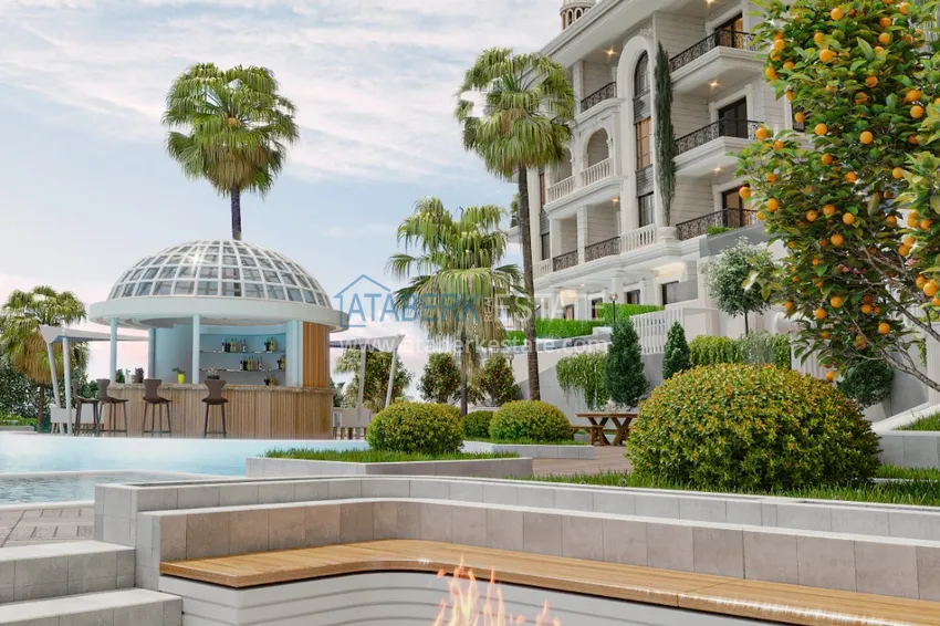 Unikalny projekt kompleksu mieszkalnego w rejonie Turkler - Alanya 18 