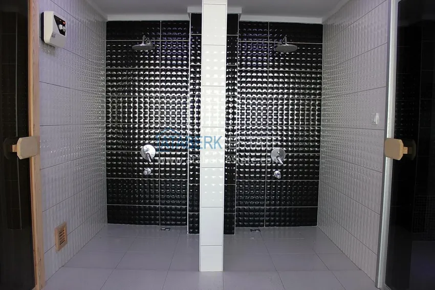 Apartament w Kestel z meblami i widokiem na morze w luksusowym kompleksie 20 
