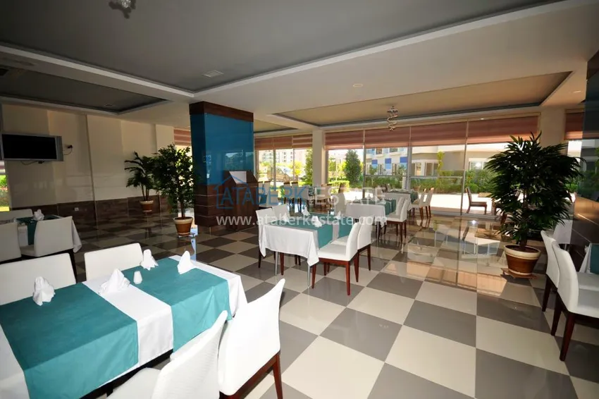 Apartament w Oba z widokiem na góry w luksusowym kompleksie mieszkalnym 19 