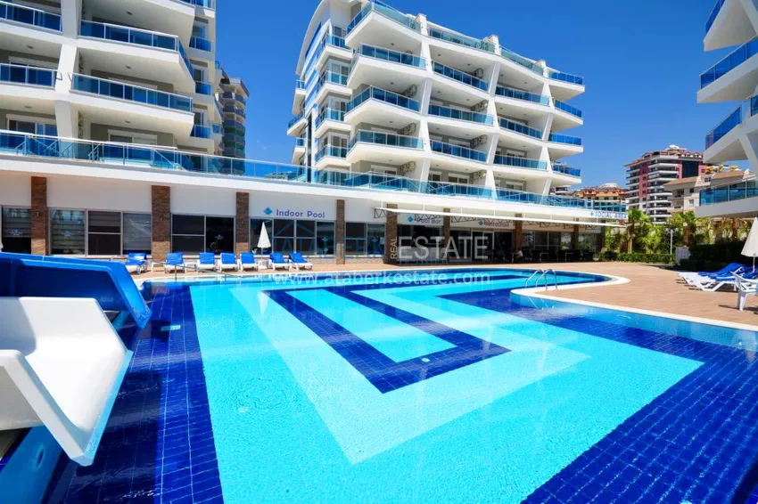 Apartament w Oba z widokiem na góry w luksusowym kompleksie mieszkalnym 2 