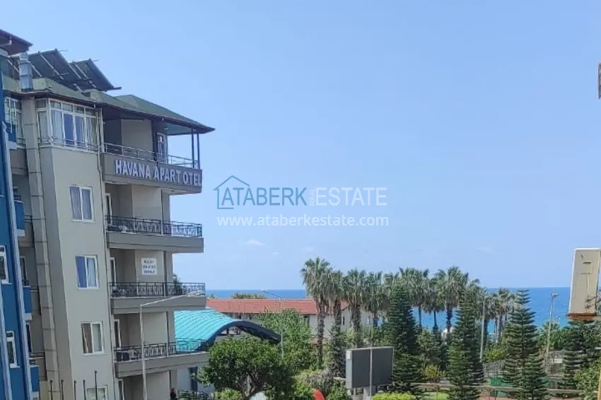 Apartament w centrum Alanyi - plaża Kleopatry z widokiem na morze i góry 1 