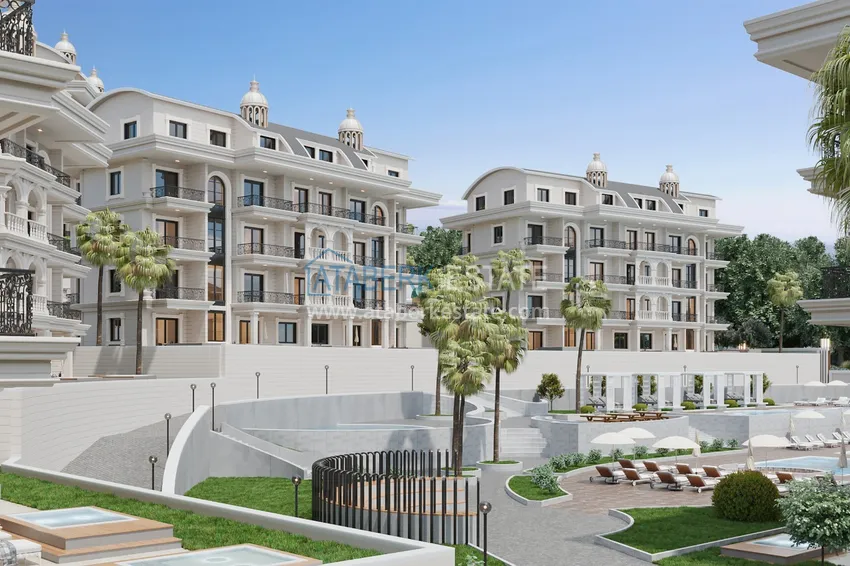 Unikalny projekt kompleksu mieszkalnego w rejonie Turkler - Alanya 23 
