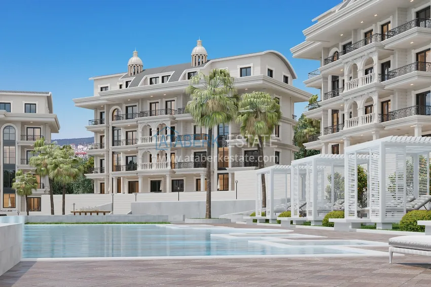 Unikalny projekt kompleksu mieszkalnego w rejonie Turkler - Alanya 24 
