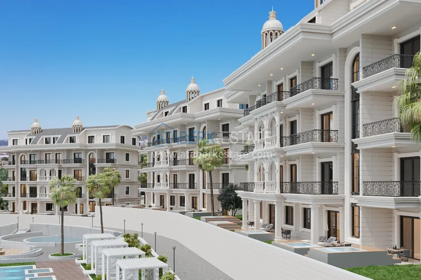 Unikalny projekt kompleksu mieszkalnego w rejonie Turkler - Alanya 25 