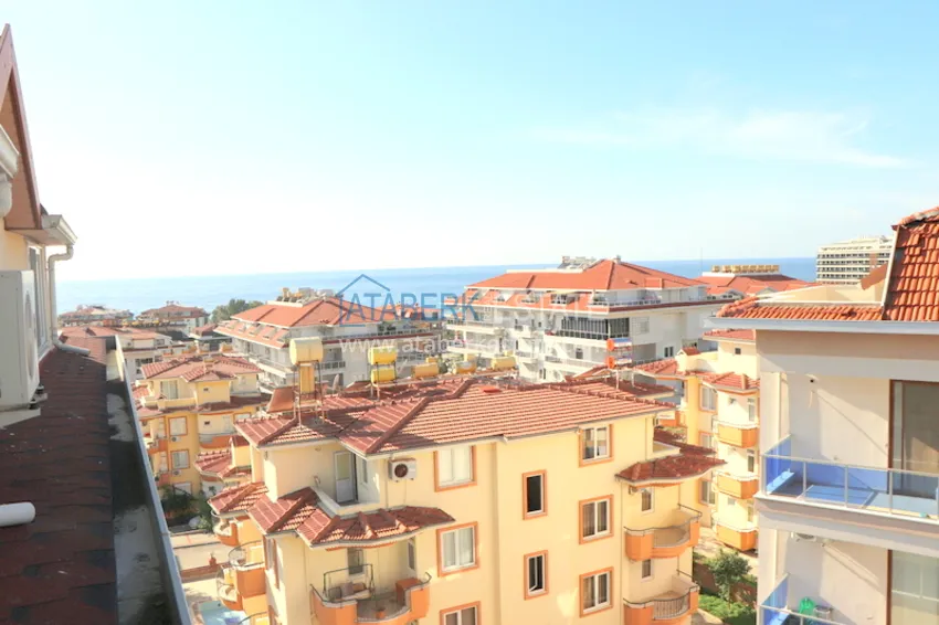 Kupuj  Dwupoziomowy penthouse w okolicy Alanya Kestel z widokiem na morze 22 