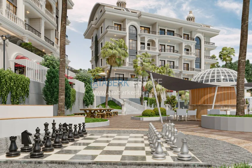 Unikalny projekt kompleksu mieszkalnego w rejonie Turkler - Alanya 27 