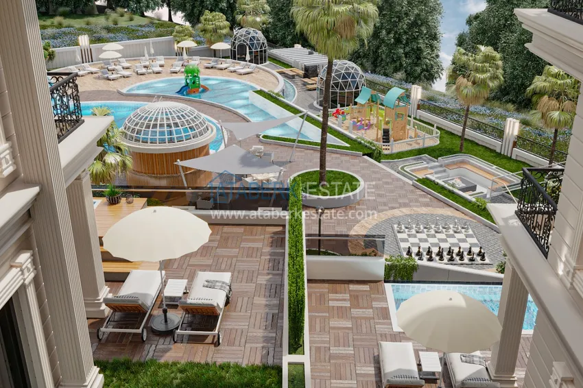 Unikalny projekt kompleksu mieszkalnego w rejonie Turkler - Alanya 29 