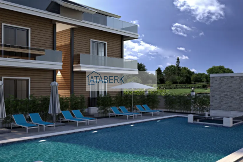Apartamenty w Belek - Antalya w nowym kompleksie z basenem 3 