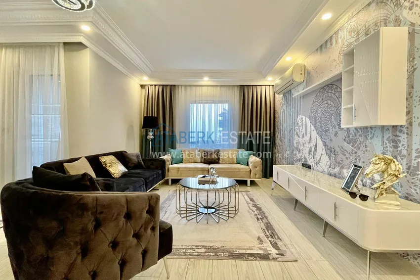 Kupuj Apartament w centrum Alanyi - plaża Kleopatry z nowymi meblami i widokiem na morze 2
