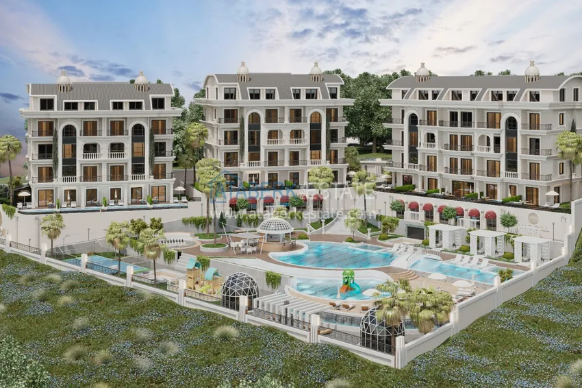 Unikalny projekt kompleksu mieszkalnego w rejonie Turkler - Alanya 6 
