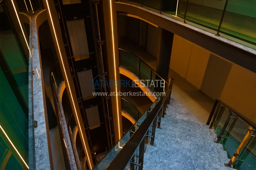 Apartament w Kargicaku z widokiem na morze w kompleksie na pierwszej linii brzegowej 35 