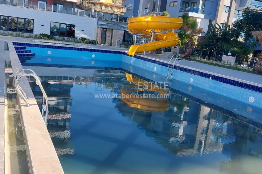 Apartament w Kargicaku z pięknym wykończeniem i widokiem na morze i góry 5 