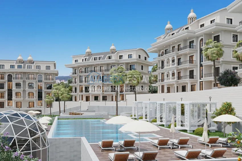 Unikalny projekt kompleksu mieszkalnego w rejonie Turkler - Alanya 8 