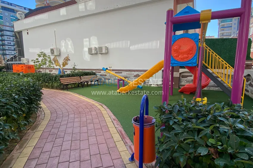 Apartament w Mahmutlarze z widokiem na góry i morze w zadbanym kompleksie 5 