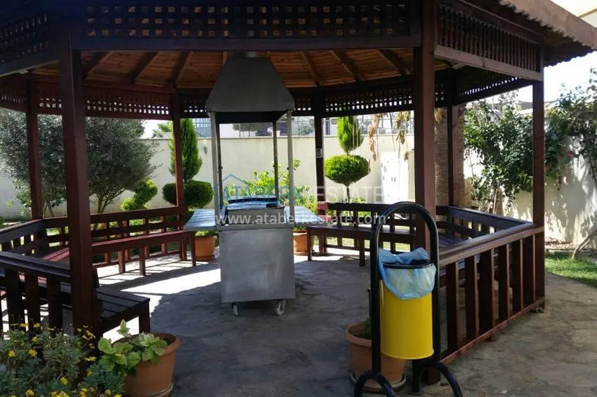 Apartament w Kestel z meblami i widokiem na morze w luksusowym kompleksie 8 