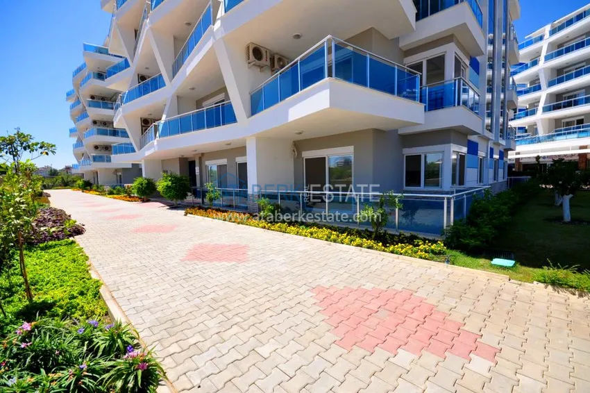 Apartament w Oba z widokiem na góry w luksusowym kompleksie mieszkalnym 7 