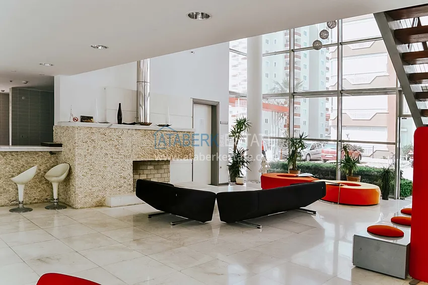 Apartament w Mahmutlarze z meblami i osobną kuchnią w komfortowym kompleksie 6 