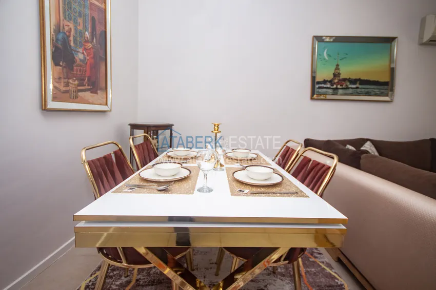 Kupuj  Apartament w Mahmutlarze z meblami i osobną kuchnią w komfortowym kompleksie 5 
